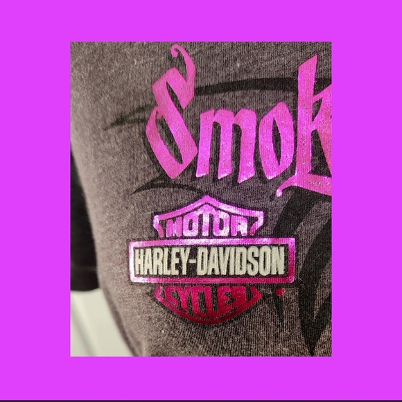 HARLEY DAVIDSON Womens TSHIRT. SMOKY MOUNTAIN - Picture 3 of 6